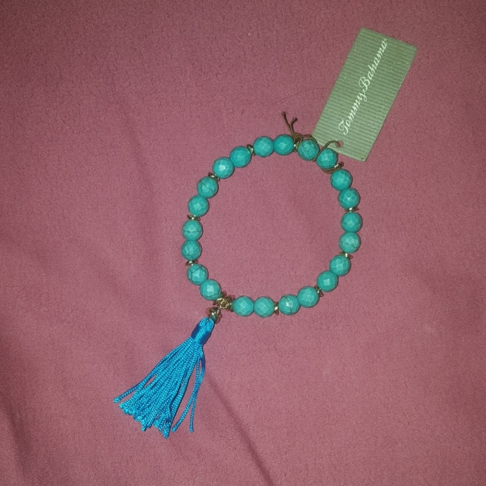 Tommy Bahama beaded and tassel bracelet